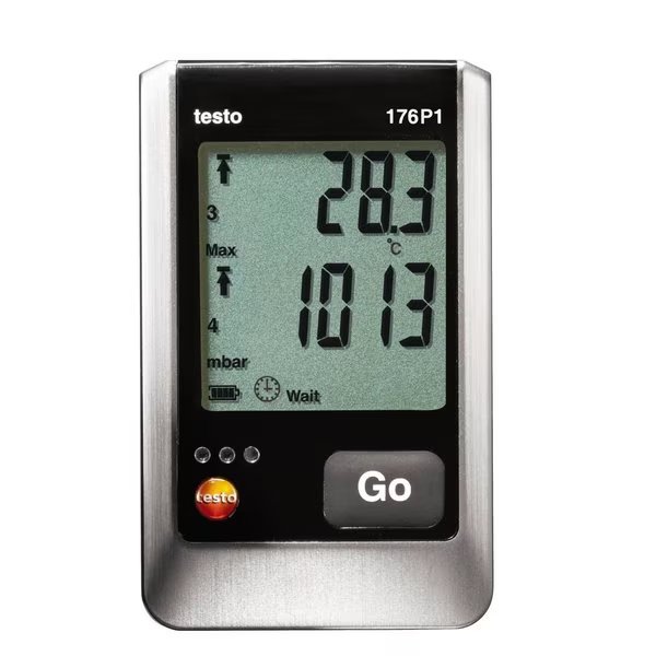 176 P1 5-Channel Temp/Rh/Pressure Logger, Testo, Mfr#: 0572 1767